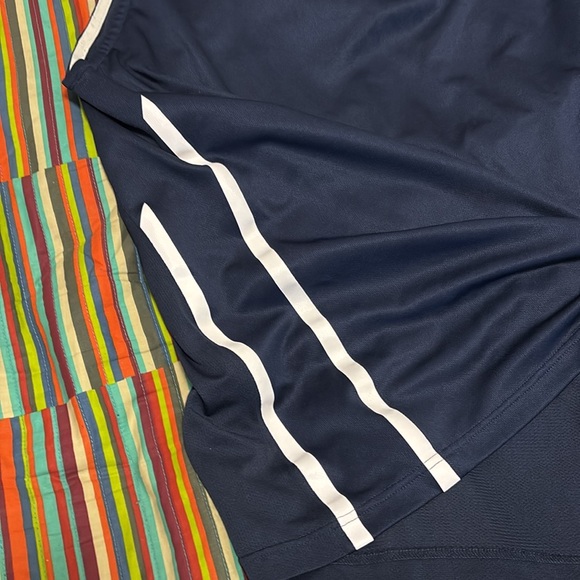 Nike mesh jersey blue white size 2 XL super nice dry fit V-neck fast shipping - Picture 10 of 14